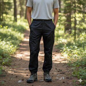 Sierra Sport Men's Waterproof Windproof Breathable Rain Pants Size Large